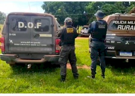 Polícia Militar Rural e DOF recuperam 34 cabeças de gado,  furtadas de fazenda do cantor Almir Sater