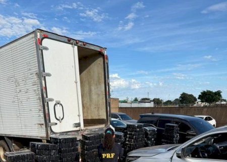 PRF apreende 1,5 tonelada de maconha em Sidrolândia