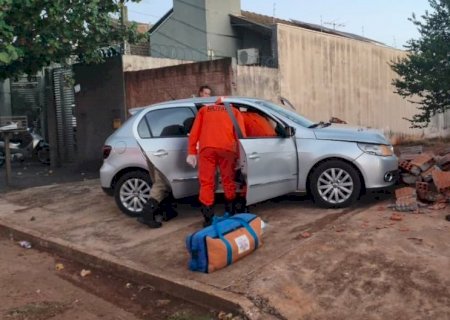 Nova Andradina - Condutor com parada cardiorrespiratória é socorrido pelo Corpo de Bombeiros Militar