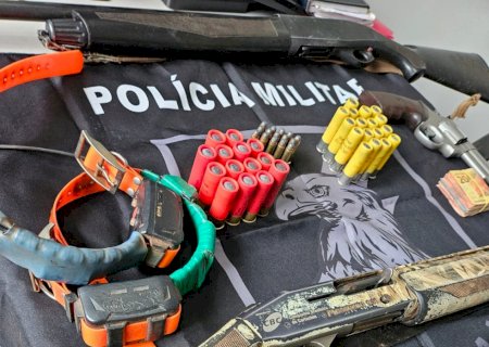 Polícia Militar Rural persegue veículo, apreende armas e impede possível caça ilegal em Nova Andradina
