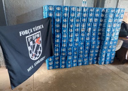 Ação rápida da Polícia Militar resulta na recuperação de quase 4 mil unidades de cerveja furtadas em Batayporã