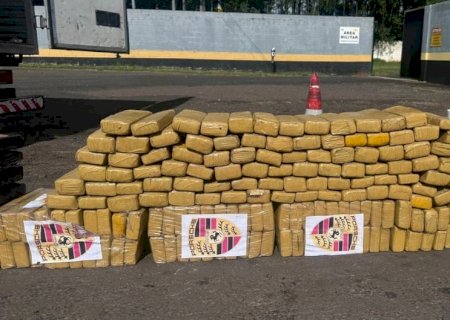 Homem residente em Nova Andradina é flagrado com droga em caminhão na região de Presidente Prudente (SP)