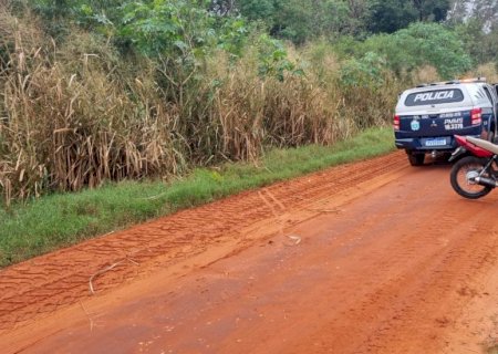 Ivinhema: Polícia Militar recupera motocicleta suspeita de ser utilizada no duplo homicídio no bairro Piraveve