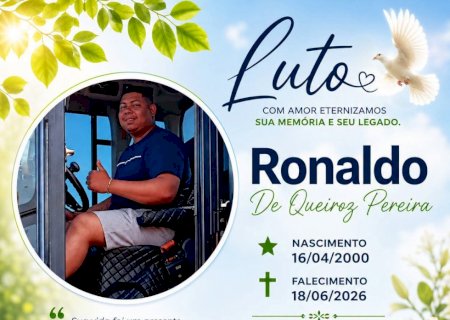 Novo Horizonte do Sul - Nota de falecimento