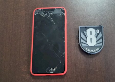 Ivinhema - Polícia Militar prende jovem por furto e recupera celular