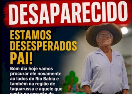 Buscas por idoso desaparecido entram no quarto dia com apoio de cão farejador e drone térmico