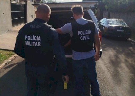 Polícia Militar e Polícia Civil prendem homem por tráfico de drogas e cumprem mandado de prisão em Novo Horizonte do Sul