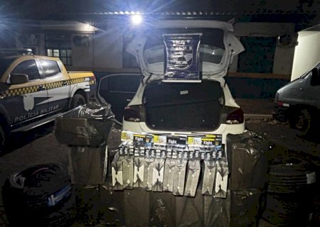 PMR apreende mercadorias contrabandeadas e descaminhadas em duas ocorrências na MS-162