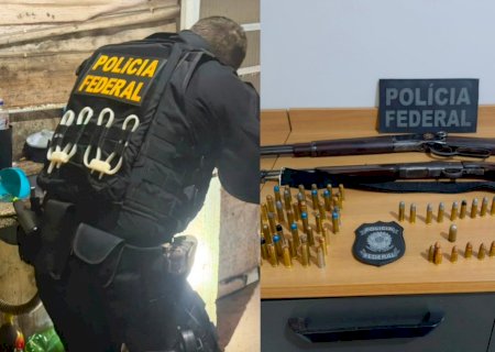 Polícia Federal combate comércio ilegal de armas em operação em MS