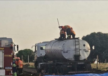 Jaraguari: Trabalhador morre após cair dentro de tanque de caminhão na BR-163