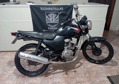 Polícia Militar evita furto em comércio, e  recupera moto produto de furto em Nova Andradina
