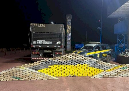 Com mais de 700 kg, PRF faz terceira maior apreensão de cocaína do ano em MS